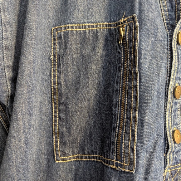 Jean/Denim Shirt or Dress Pilcro M - Picture 9 of 14